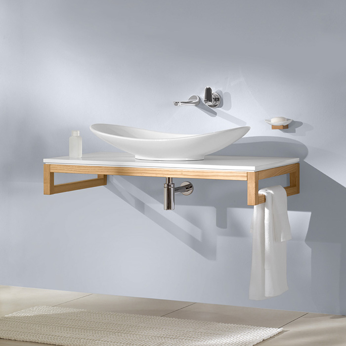 Villeroy&Boch My Nature Раковина 61х36 см, без отв., без перелива, с антигрязевым покрытием CeramicPlus, цвет: белый