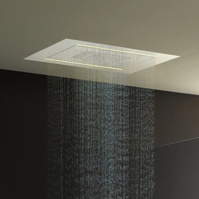 Dornbracht RAIN SKY M Дождевая панель для монтажа на потолке, цвет: нержавеющая сталь сатинированная