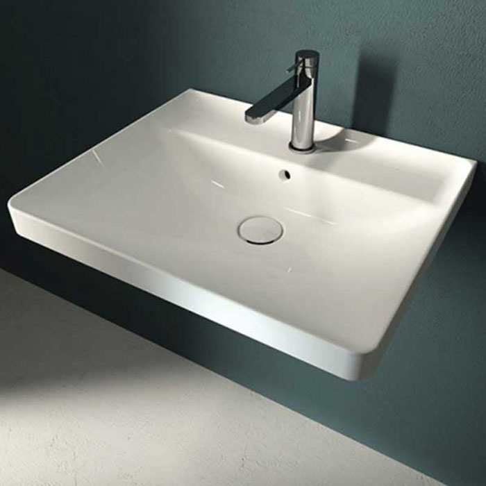 Hatria Canalgrande Раковина накладная 60х50см., с 1 отв., цвет: белый