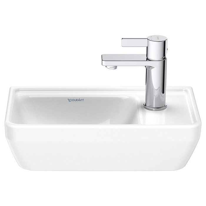 Duravit D-Neo Раковина 40см., подвесная, 1 отв., без перелива, dx, цвет: белый