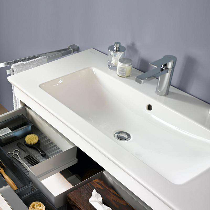 Villeroy&Boch Venticello Раковина 100х50 см, 1 отв., с переливом, с антигрязевым покрытием CeramicPlus, цвет: белый