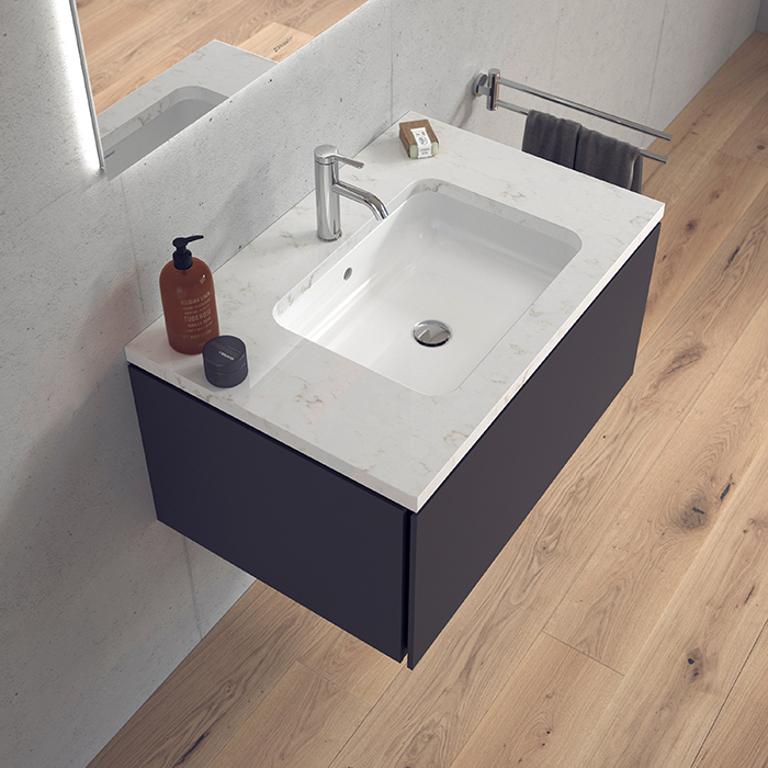 Duravit Happy D.2 Раковина встраиваемая снизу 48x34.5см., без отв., цвет: белый