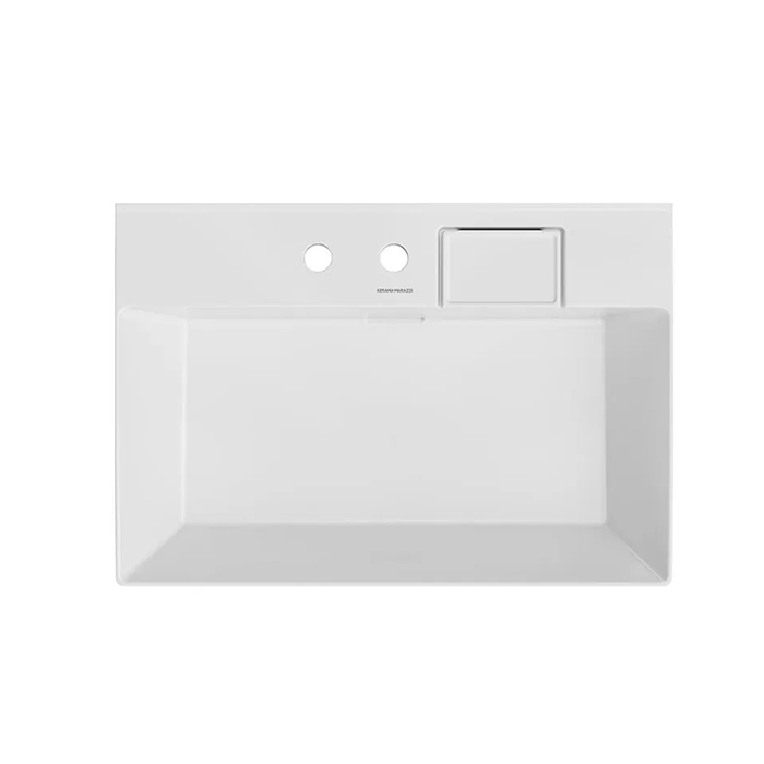 Kerama Marazzi Logica Раковина подвесная 70х48см., 2 отв., цвет: белый глянцевый