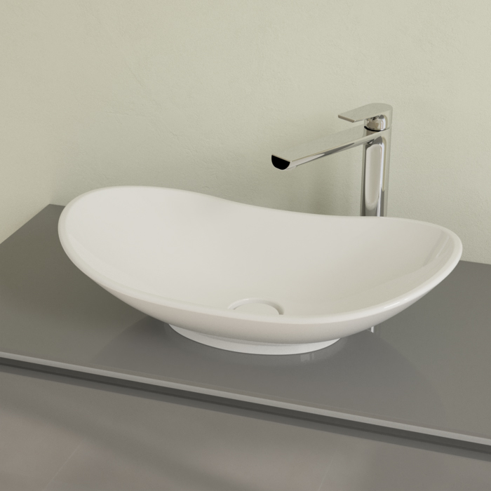 Villeroy&Boch My Nature Раковина 61х36 см, без отв., без перелива, с антигрязевым покрытием CeramicPlus, цвет: белый