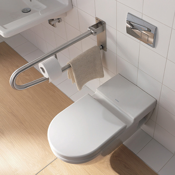 Duravit Starck 3 Унитаз 70х45х36 см, подвесной, для инвалидов на колясках, цвет: белый