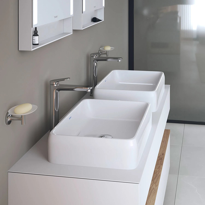 Duravit Qatego Раковина 56x40x13 см, накладная, без отв., цвет: белый