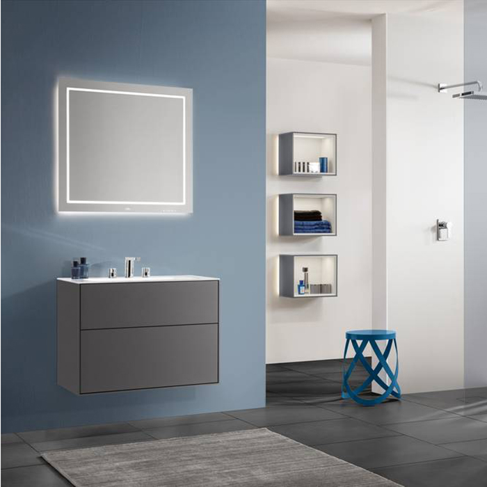 Villeroy&Boch Finion Раковина 80х50 см, 1 отв., с переливом, с антигрязевым покрытием CeramicPlus, цвет: белый