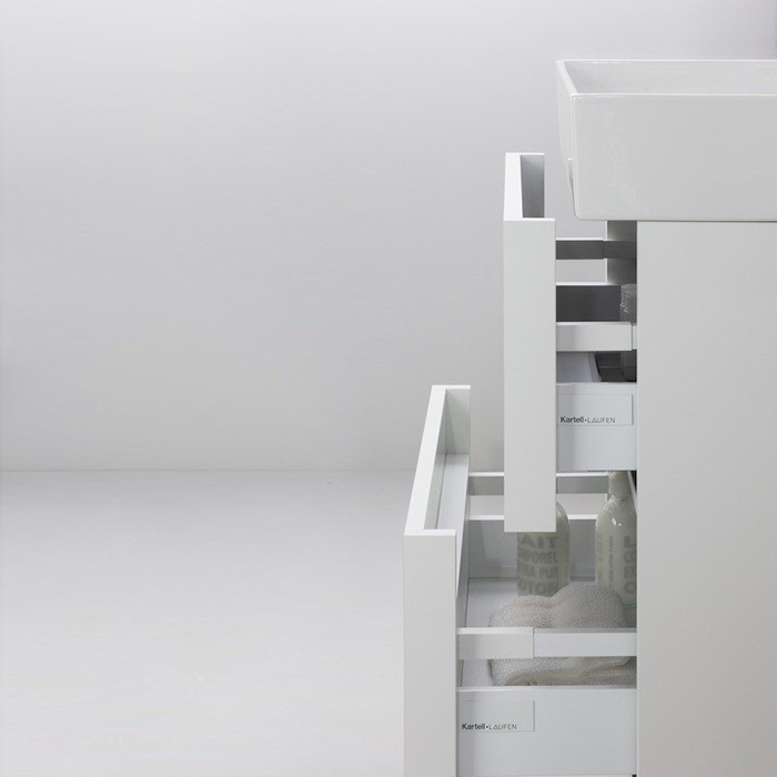 Laufen Kartell Тумба с раковиной 50x46см, с 1 отв., 2 ящика, цвет: белый матовый
