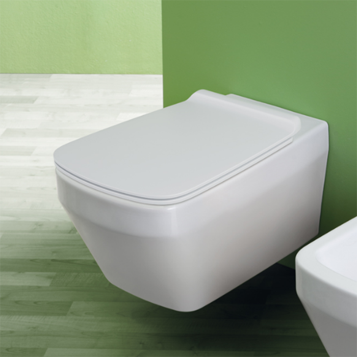 Simas Baden Baden Унитаз 56x36см., подвесной, безободковый, цвет: белый матовый