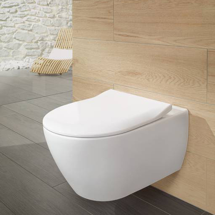 Villeroy&Boch Subway 2.0 Унитаз подвесной 37.5x56.5 см, безободковый, цвет: белый