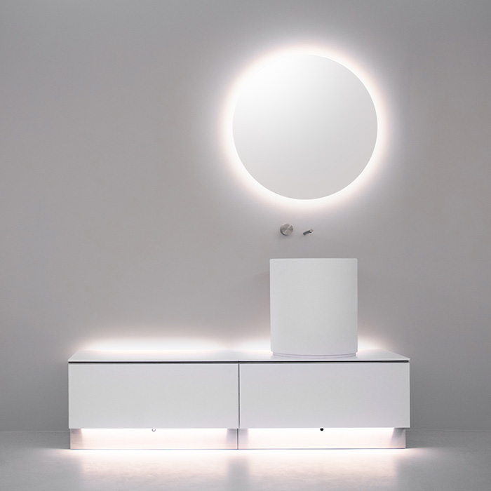 CEA Design Раковина 42.5х47см, накладная, без отверстий, без перелива, цвет: белый