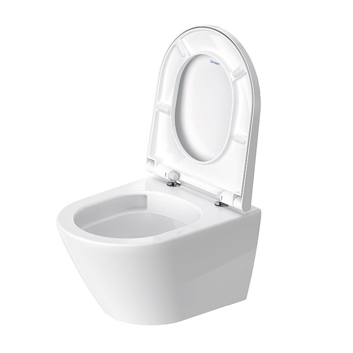 Duravit D-Code Унитаз 37x48см., подвесной, безободковый, с сиденьем микролифт, цвет: белый глянцевый
