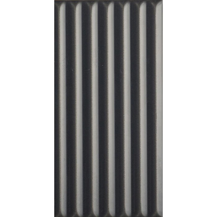 41zero42 Wigwag Керамическая плитка 7.5х15см., настенная, цвет: Black