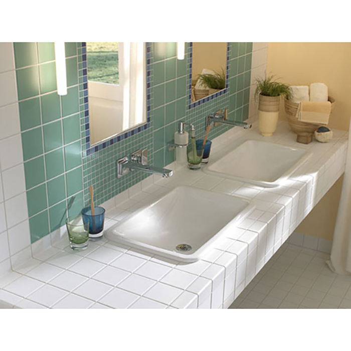 Villeroy&Boch Loop&Friends Раковина 51x34x17см., встраиваемая сверху, без отв., с переливом, цвет: альпийский белый