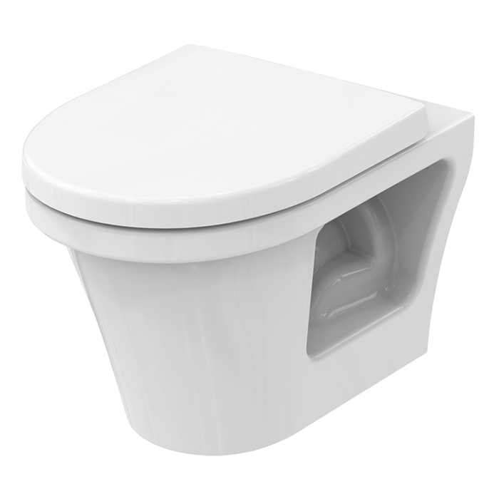 TOTO CF Унитаз 35x54x34см с сиденьем, подвесной, безободковый, Tornado Flush, CeFiONtect, цвет: белый
