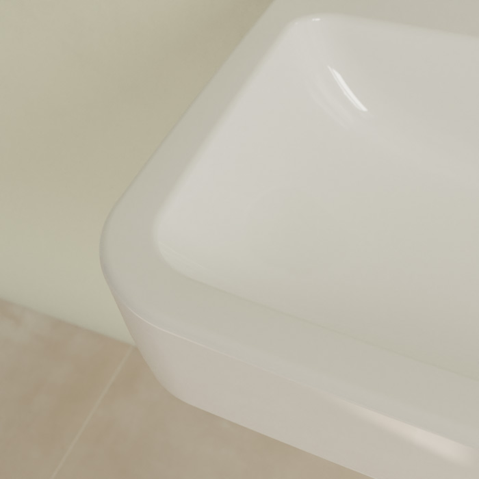 Villeroy&Boch O.novo раковина 65x46x17.5см., без отв., подвесная, с переливом, цвет: альпийский белый