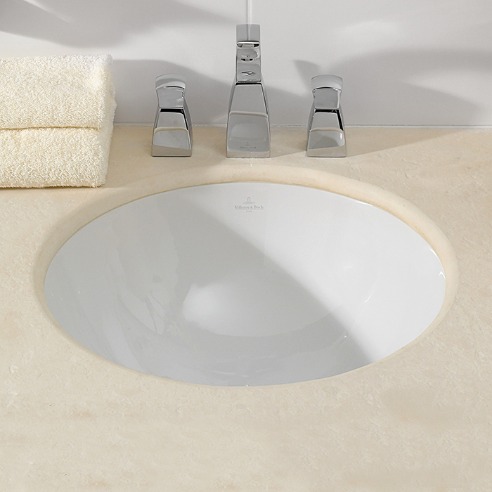 Villeroy&Boch Loop&Friends Раковина 66х47х23см., без отв., под столешницу, с переливом, с антигрязевым покрытием CeramicPlus, цвет: альпийский белый
