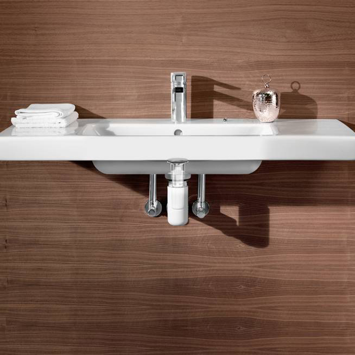 Villeroy&Boch Subway 2.0 Раковина 100х47 см, 1 отв., с антигрязевым покрытием CeramicPlus, цвет: белый