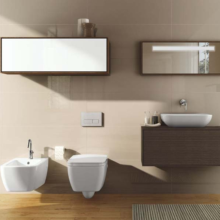 Hatria Fusion Q Унитаз подвесной, 35.5x53см, цвет: белый
