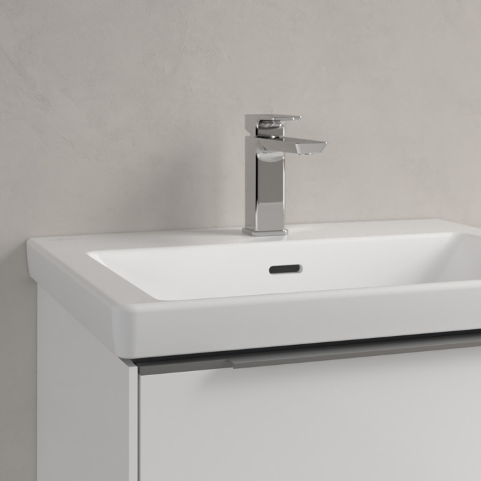 Villeroy&Boch Subway 3.0 Раковина 60х47х16.5см., 1 отв., подвесная, CeramicPlus, с переливом, цвет: белый камень
