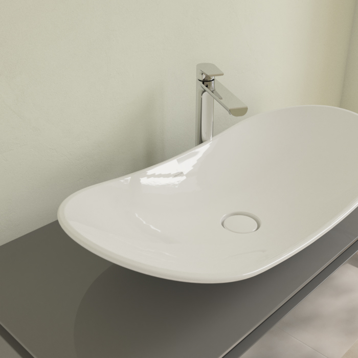 Villeroy&Boch My Nature Раковина 81х41 см, без отв., без перелива, с антигрязевым покрытием CeramicPlus, цвет: белый