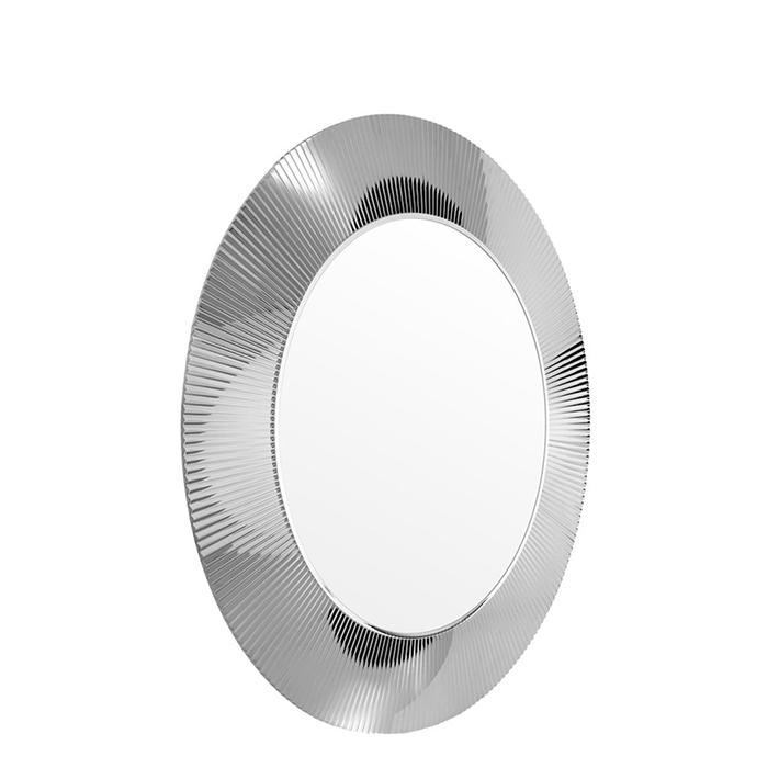 Laufen Kartell Зеркало круглое d=78см, настенное, без подсветки, цвет: серебряный
