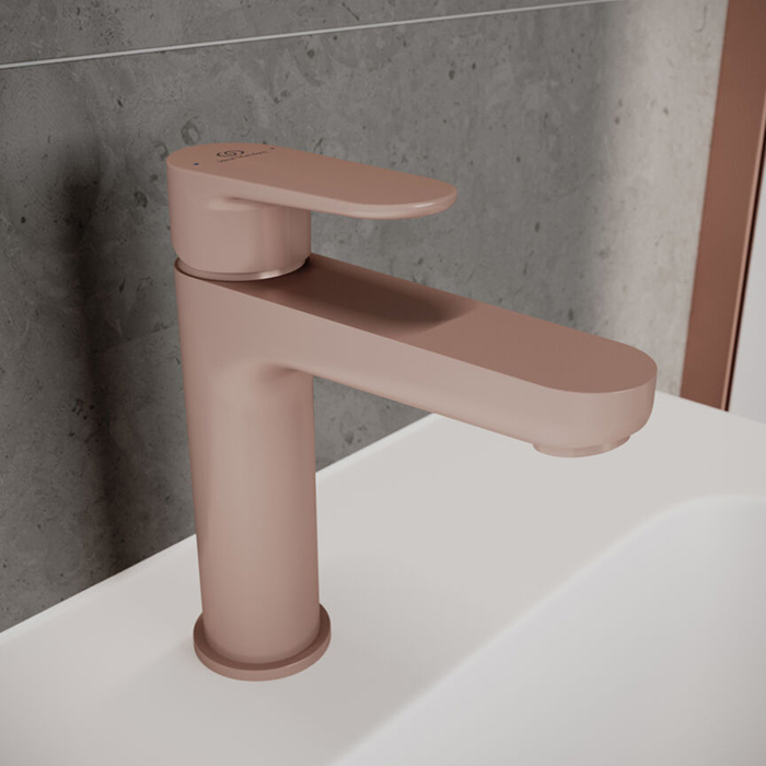 Ideal Standard Cerafine O Смеситель для раковины, на 1 отв., с донным клапаном, цвет: Rose (Розовый)