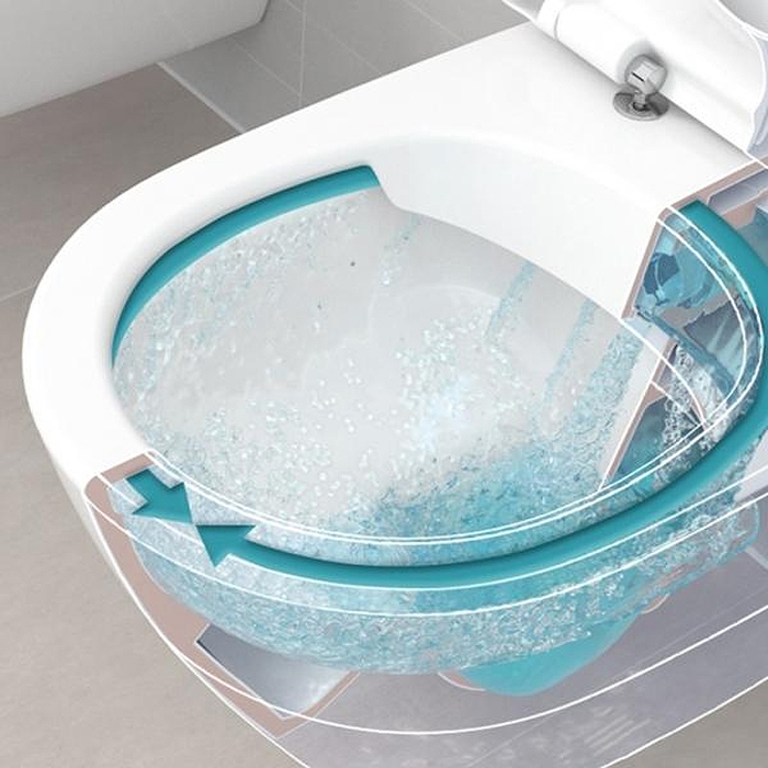Villeroy&Boch O.novo Унитаз подвесной 36x49 см, безободковый, цвет: белый