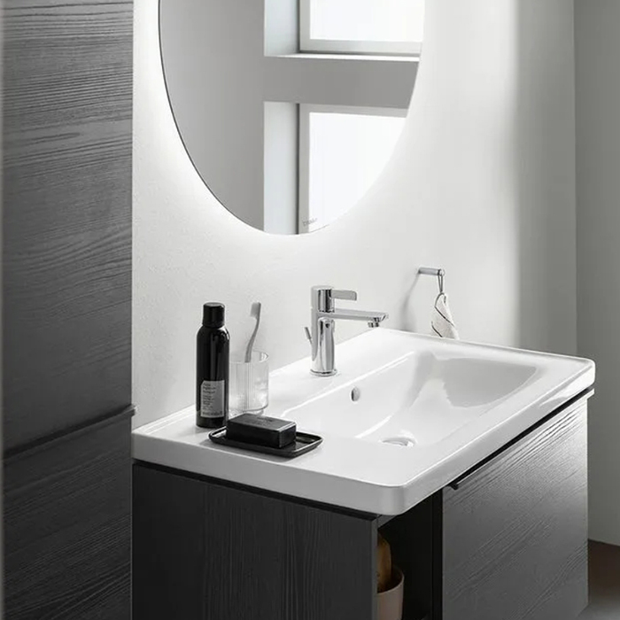 Duravit D-Neo Раковина 80х48 см, без отв., встраиваемая сверху, с переливом, цвет: белый