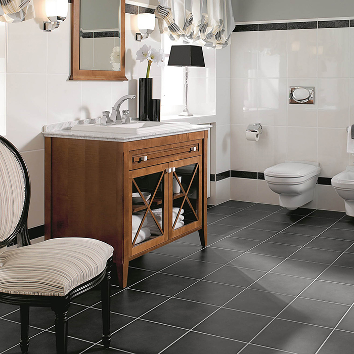 Villeroy&Boch Hommage Раковина 63х52.5 см, 3 отв., прямоугольная, с переливом, с антигрязевым покрытием CeramicPlus, цвет: белый
