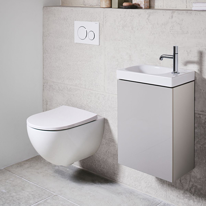 Geberit Acanto Унитаз 35х41см., подвесной, безободковый, цвет: белый