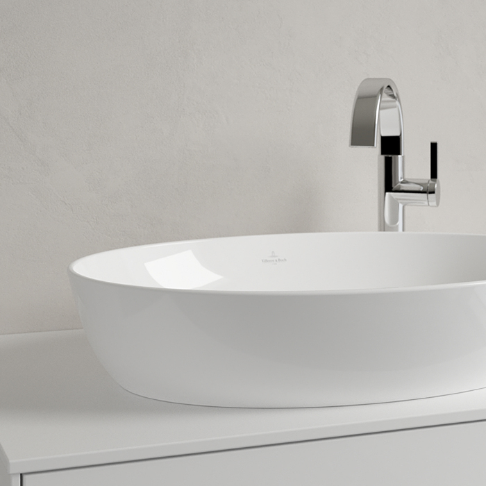 Villeroy&Boch Artis Раковина 61х41х13см., накладная, без отв., без перелива, цвет: альпийский белый