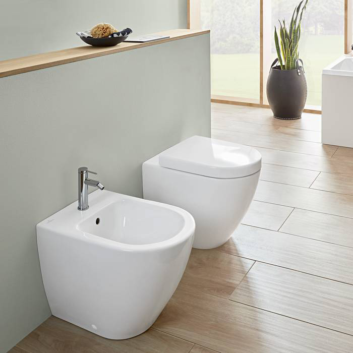 Villeroy&Boch Subway 2.0 Унитаз подвесной 37x56 см, безободковый, с антигрязевым покрытием CeramicPlus, цвет: белый