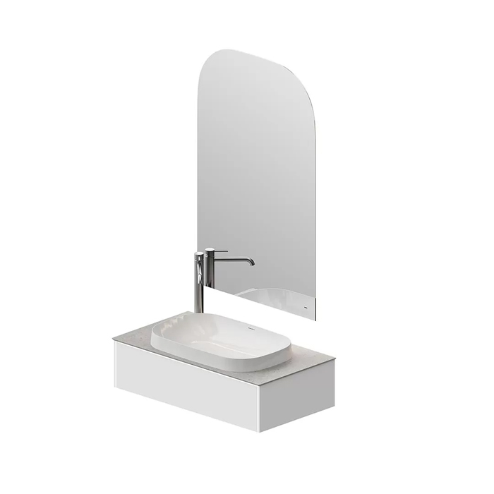 Kerama Marazzi Magica Тумба 88.4х48.5х22см., подвесная, 1 ящик, цвет: утренний серый матовый