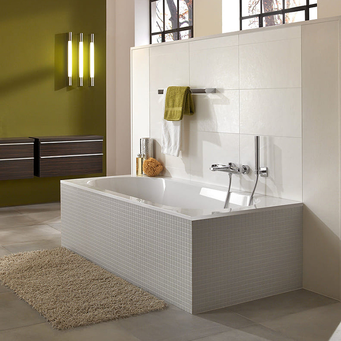 Villeroy&Boch Oberon Ванна 180х80х47см., встраиваемая, прямоугольная, цвет: белый
