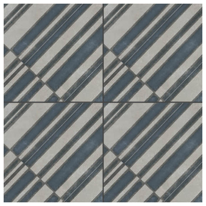 Mutina Azulej Керамогранит 20x20см, универсальный, глазурованный, цвет: dioganal grigio