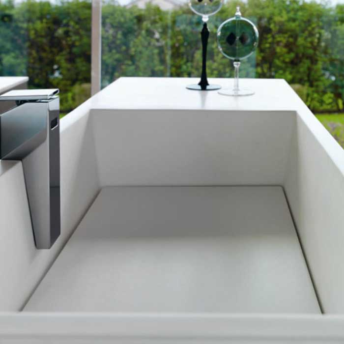 NOORTH milldue edition TOUCH Комплект мебели 100х40х88см, напольный, 3 ящика, слив в пол, раковина Milltek, смеситель H2O, цвет: Argilla матовый