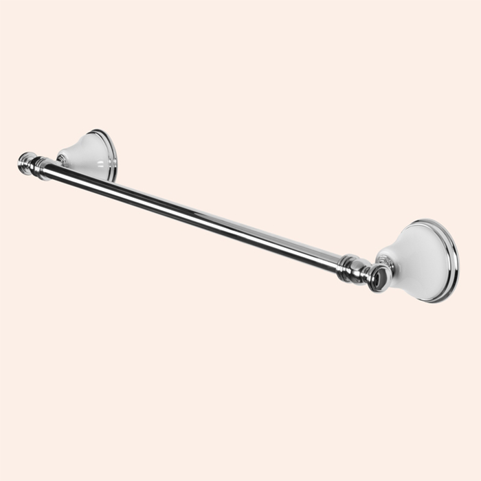 TW Harmony 011, полотенцедержатель 58см, подвесной монтаж, цвет: белый/хром