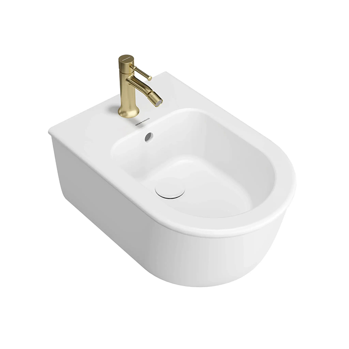 Kerama Marazzi Elegance Биде подвесное 53x35см., 1 отв., цвет: белый матовый