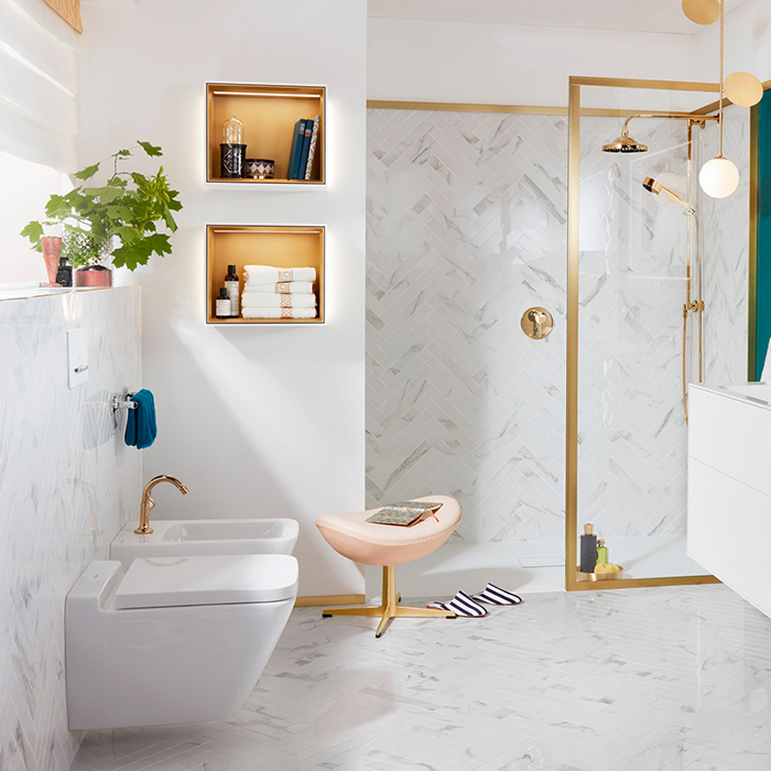Villeroy & Boch Finion, Биде подвесное, размер 37.5x56см, с антигрязевым покрытием CeramicPlus, цвет: белый