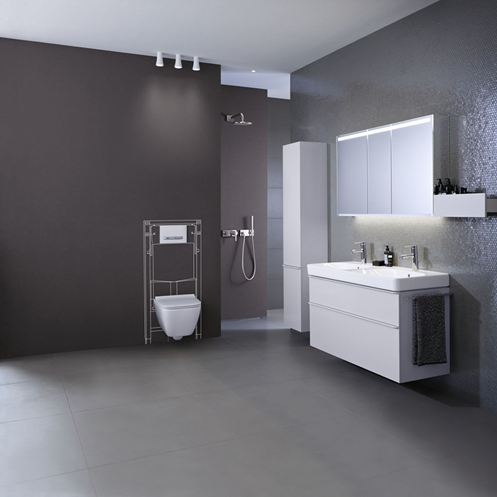 Geberit Smyle Square Унитаз 35х54см., подвесной, безободковый, с крышкой-сиденьем и микролифтом, цвет: белый
