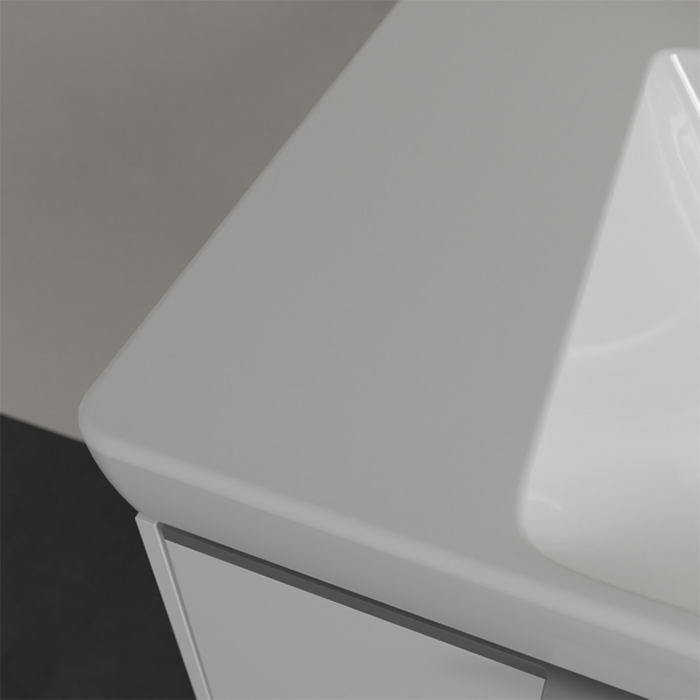 Villeroy&Boch Subway 3.0 Раковина 130х47х17см., 2 отв., подвесная, с антигрязевым покрытием CeramicPlus, с переливом, цвет: альпийский белый