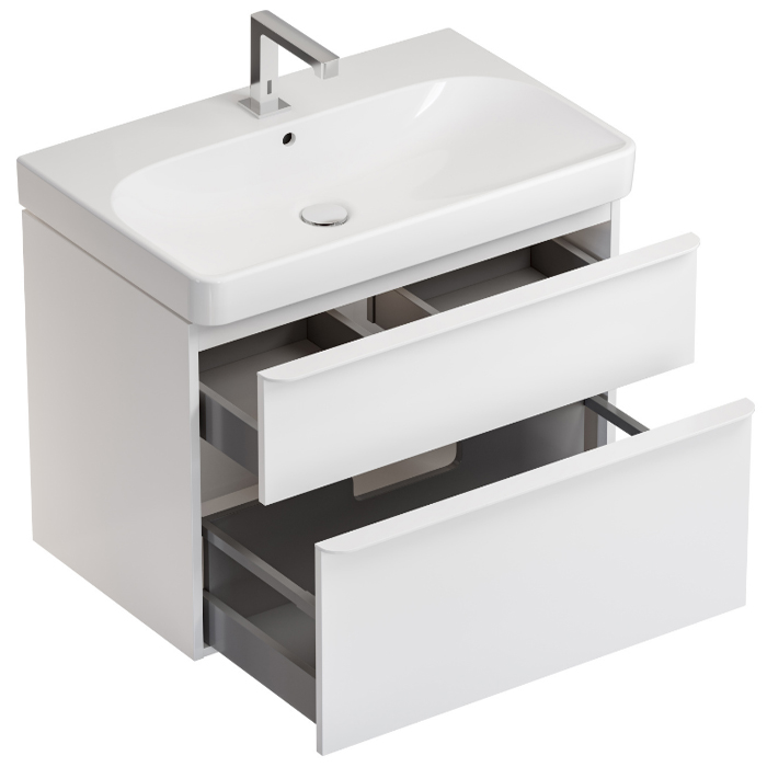 Geberit Smyle Square Тумба под раковину 73x61см., подвесная, цвет: белый