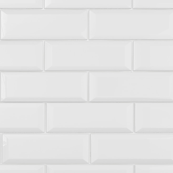 Devon&Devon Brick Керамическая плитка 22.5x7.5см, универсальная, цвет: white