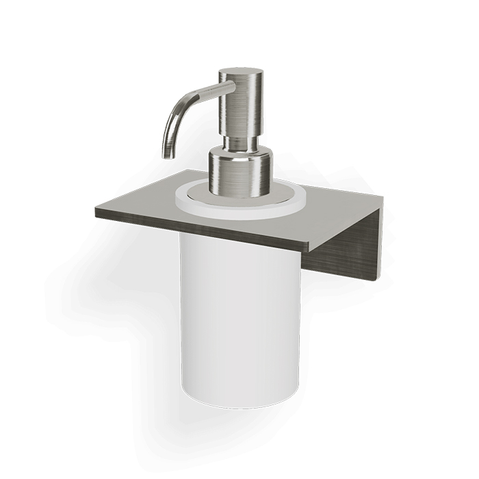 Treemme 22mm Дозатор для жидкого мыла, подвесной, цвет: нержавеющая сталь брашированная