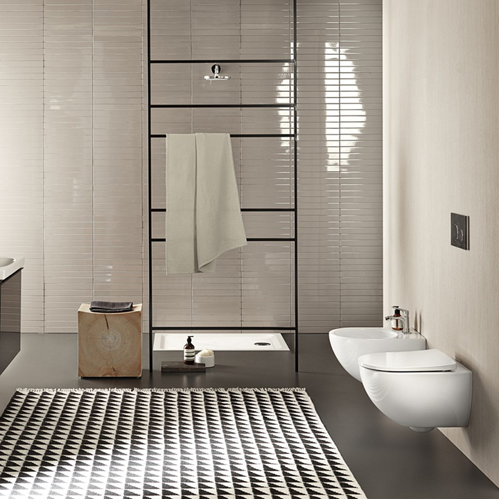 Geberit Acanto Биде подвесное 35х51см., 1 отв., цвет: белый