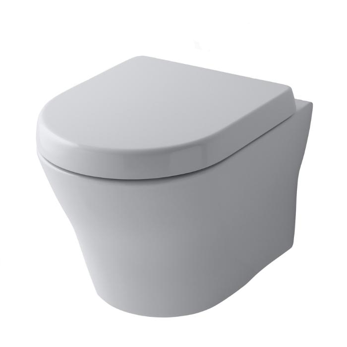 TOTO MH Унитаз 39.4x53x33.9см., подвесной, безободковый, Tornado Flush, CeFiONtect, цвет: белый
