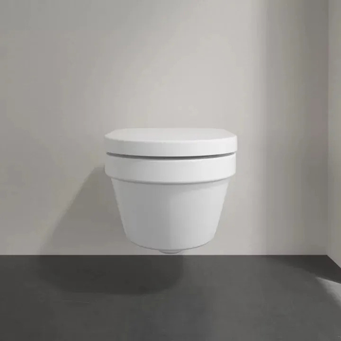 Villeroy&Boch Architectura Комплект Унитаз-подвесной 37х53х33см., сиденье с функцией QuickRelease, Softclose, цвет: альпийский белый