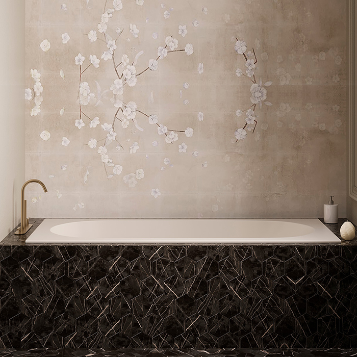 Salini Lofo Kit Ванна 179x79.1x61см, встраиваемая, Solid Surface, с донным клапаном, сифоном, ножками, слив-переливом, цвет: белый матовый