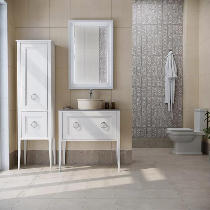 Kerama Marazzi Circo Раковина 36x36x13.5см., накладная, без отв., без перелива, цвет: песочный матовый